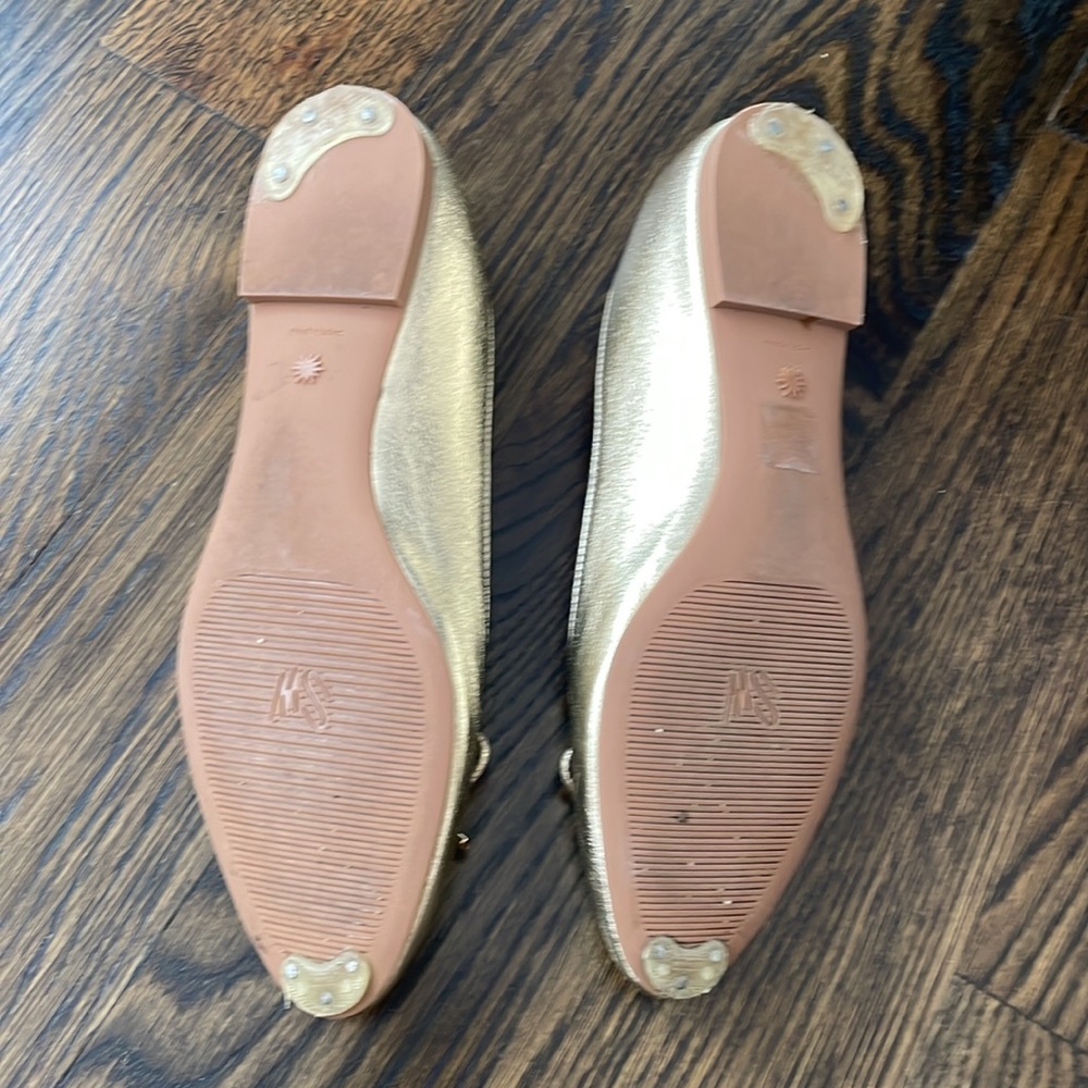 Stuart Weitzman Gold Flat - image 3